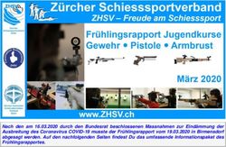 Nach den am 16.03.2020 durch den Bundesrat beschlossenen Massnahmen zur Eindämmung der Ausbreitung des Coronavirus COVID-19 musste der ...