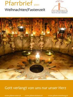 Pfarrbrief 3/2021 Weihnachten/Fastenzeit - Gott verlangt von uns nur unser Herz www.pfarre-weer.at - Di&ouml;zese Innsbruck