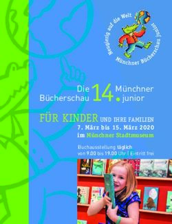 F&Uuml;R KINDER UND IHRE FAMILIEN - M&auml;rz bis 15. M&auml;rz 2020 im M&uuml;nchner Stadtmuseum