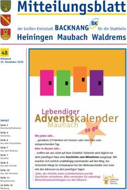 Mitteilungsblatt - Stadt Backnang