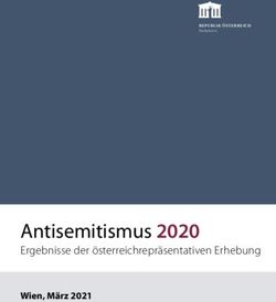 Antisemitismus 2020 Ergebnisse der &ouml;sterreichrepr&auml;sentativen Erhebung - Wien, M&auml;rz 2021