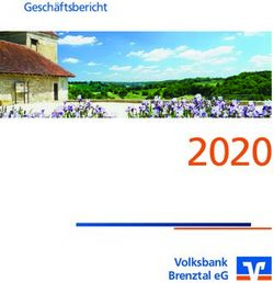 2020 Gesch&auml;ftsbericht - Volksbank Brenztal