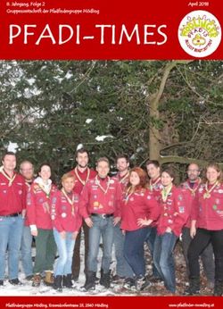 PFADI-TIMES 8. Jahrgang, Folge 2 Gruppenzeitschrift der Pfadfindergruppe M&ouml;dling April 2018