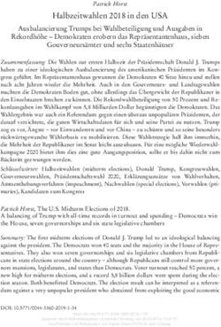 Halbzeitwahlen 2018 in den USA - Ausbalancierung Trumps bei Wahlbeteiligung und Ausgaben in Rekordh&ouml;he - Demokraten erobern das ...