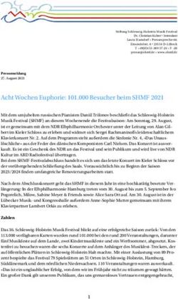 Acht Wochen Euphorie: 101.000 Besucher beim SHMF 2021 - Schleswig-Holstein ...