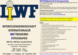 IIWF Mitgliedschaft & Ehrungsantr&auml;ge
