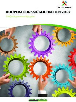 KOOPERATIONSM&Ouml;GLICHKEITEN 2018 - Erfolgreich gemeinsame Wege gehen - Erlebnisheimat Erzgebirge