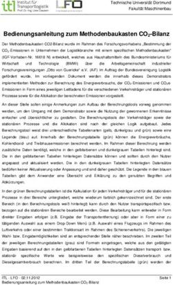 Bedienungsanleitung zum Methodenbaukasten CO2-Bilanz