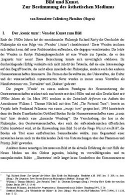 Bild und Kunst. Zur Bestimmung des ästhetischen Mediums