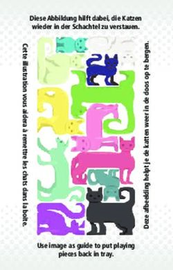 Diese Abbildung hilft dabei, die Katzen wieder in der Schachtel zu verstauen - Use image as guide to put playing pieces back in tray.