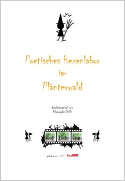 Poetisches Hexenlabor im Plänterwald - Begleitmaterial zum Filmprojekt 2020 gefördert von - KULTURspreePARK ...
