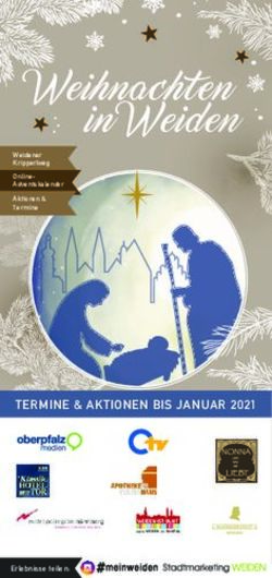 IN WEIDEN - TERMINE & AKTIONEN BIS JANUAR 2021 - STADTMARKETING WEIDEN