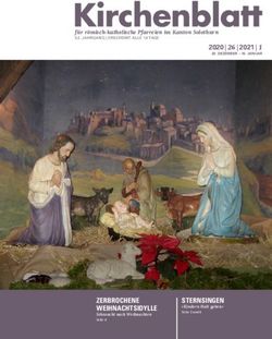 ZERBROCHENE WEIHNACHTSIDYLLE STERNSINGEN