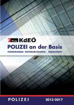 Polizei an der Basis Forderungen notwendigkeiten &Auml;nderungen