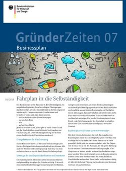 GründerZeiten 07 Businessplan - 03/2019 Fahrplan in die Selbständigkeit - Existenzgruender.de
