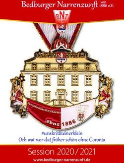 #unskrittkeinerklein Och wat wor dat fr&ouml;her sch&ouml;n ohne Coronia - Session 2020 / 2021 - Bedburger Narrenzunft