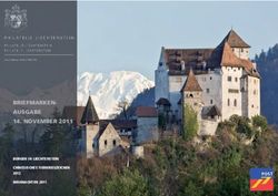 BRIEFMARKEN-AUSGABE 14. NOVEMBER 2011 - Philatelie ...