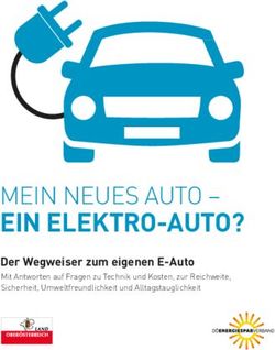 EIN ELEKTRO-AUTO? MEIN NEUES AUTO- Der Wegweiser zum eigenen E-Auto - O&Ouml; Energiesparverband