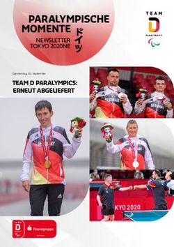 TEAM D PARALYMPICS: ERNEUT ABGELIEFERT - SparkassenZeitung
