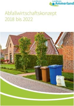 Abfallwirtschaftskonzept 2018 bis 2022 - Landkreis Ammerland