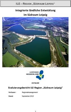 ILE - REGION "SÜDRAUM LEIPZIG" - Integrierte ländliche Entwicklung im Südraum Leipzig