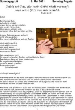 Gelobt sei Gott, der mein Gebet nicht verwirft noch seine Güte von mir wendet.