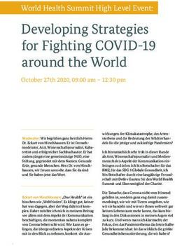Developing Strategies for Fighting COVID-19 around the World