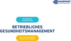 BETRIEBLICHES GESUNDHEITSMANAGEMENT - Bauerfeind - BGM