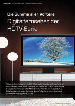 Digitalfernseher der HDTV-Serie - Die Summe aller Vorteile