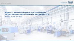 STABILIT&Auml;T IM SHOPFLOOR DURCH DIGITALISIERUNG VALERIS: DIE SCHLANKE L&Ouml;SUNG F&Uuml;R IHRE PRODUKTION - HANDOUT ZUR HMI 2021 - HANNOVER ...