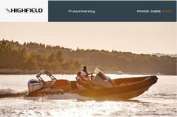 RANGE GUIDE 2020 Produktkatalog - Highfield Boote