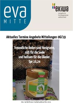 Freundliche Reden sind Honigseim, s&uuml;&szlig; f&uuml;r die Seele und heilsam f&uuml;r die Glieder. Spr 16,24 - Aktuelles Termine Angebote Mitteilungen 06/19 ...