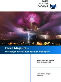Force Majeure - wo liegen die Risiken f&uuml;r den Verlader? - Swiss Shippers Council