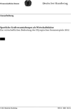Ausarbeitung Sportliche Großveranstaltungen als Wirtschaftsfaktor Zur wirtschaftlichen Bedeutung der Olympischen Sommerspiele 2012 - xxxx