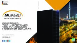 VON PV-MODULEN H&Ouml;CHSTER QUALIT&Auml;T - It's time to save the world! - AE Solar