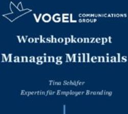 Managing Millenials Workshopkonzept - Vogel Communications Group