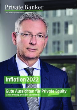 Private Banker - Inflation 2022 Gute Aussichten f&uuml;r Private Equity