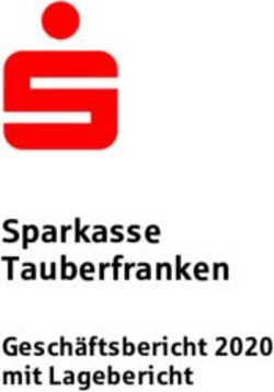 Sparkasse Tauberfranken - Gesch&auml;ftsbericht 2020 mit Lagebericht - Sparkasse ...