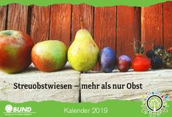 Streuobstwiesen - mehr als nur Obst - Kalender 2019 - BUND Schleswig ...