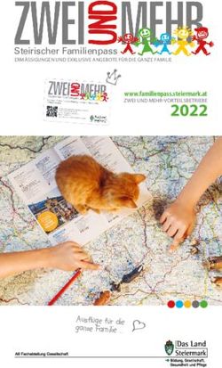 2022 Steirischer Familienpass - ERM&Auml;SSIGUNGEN UND EXKLUSIVE ANGEBOTE F&Uuml;R DIE GANZE FAMILIE - Zwei und mehr