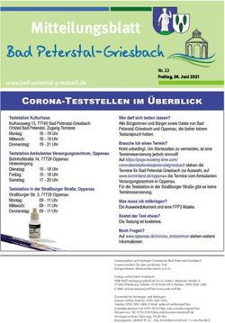 Mitteilungsblatt - Gemeinde Bad Peterstal-Griesbach