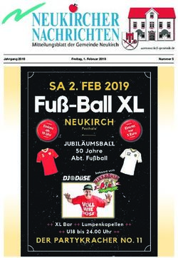 Neukircher Nachrichten Freitag, 1. Februar 2019