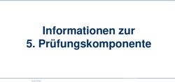 Informationen zur 5. Pr&uuml;fungskomponente