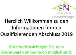 Herzlich Willkommen zu den Informationen für den Qualifizierenden Abschluss 2019 - Bitte berücksichtigen Sie, dass Änderungen immer noch möglich ...