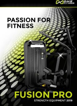FUSION PRO - PASSION FOR FITNESS - DHZ Fitness