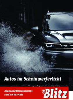Autos im Scheinwerferlicht - Neues und Wissenswertes rund um das Auto DAS Nidwaldner Informations-Magazin