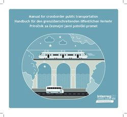 Manual for crossborder public transportation Handbuch f&uuml;r den grenz&uuml;berschreitenden &ouml;ffentlichen Verkehr Priročnik za čezmejni javni potni&scaron;ki promet