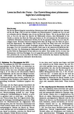 Lesen im Buch der Natur - Zur Entwicklung einer ph&auml;nomeno-logischen Lesekompetenz