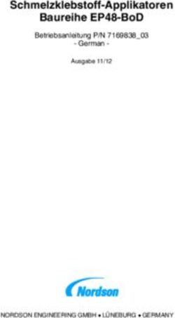 SCHMELZKLEBSTOFF APPLIKATOREN BAUREIHE EP48 BOD - BETRIEBSANLEITUNG P/N 7169838_03 - GERMAN
