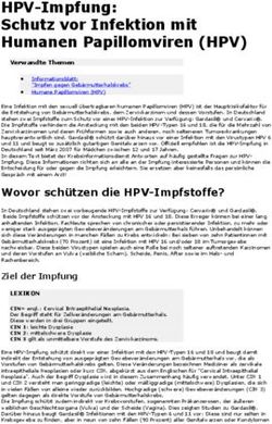 HPV-Impfung: Schutz vor Infektion mit Humanen Papillomviren (HPV)